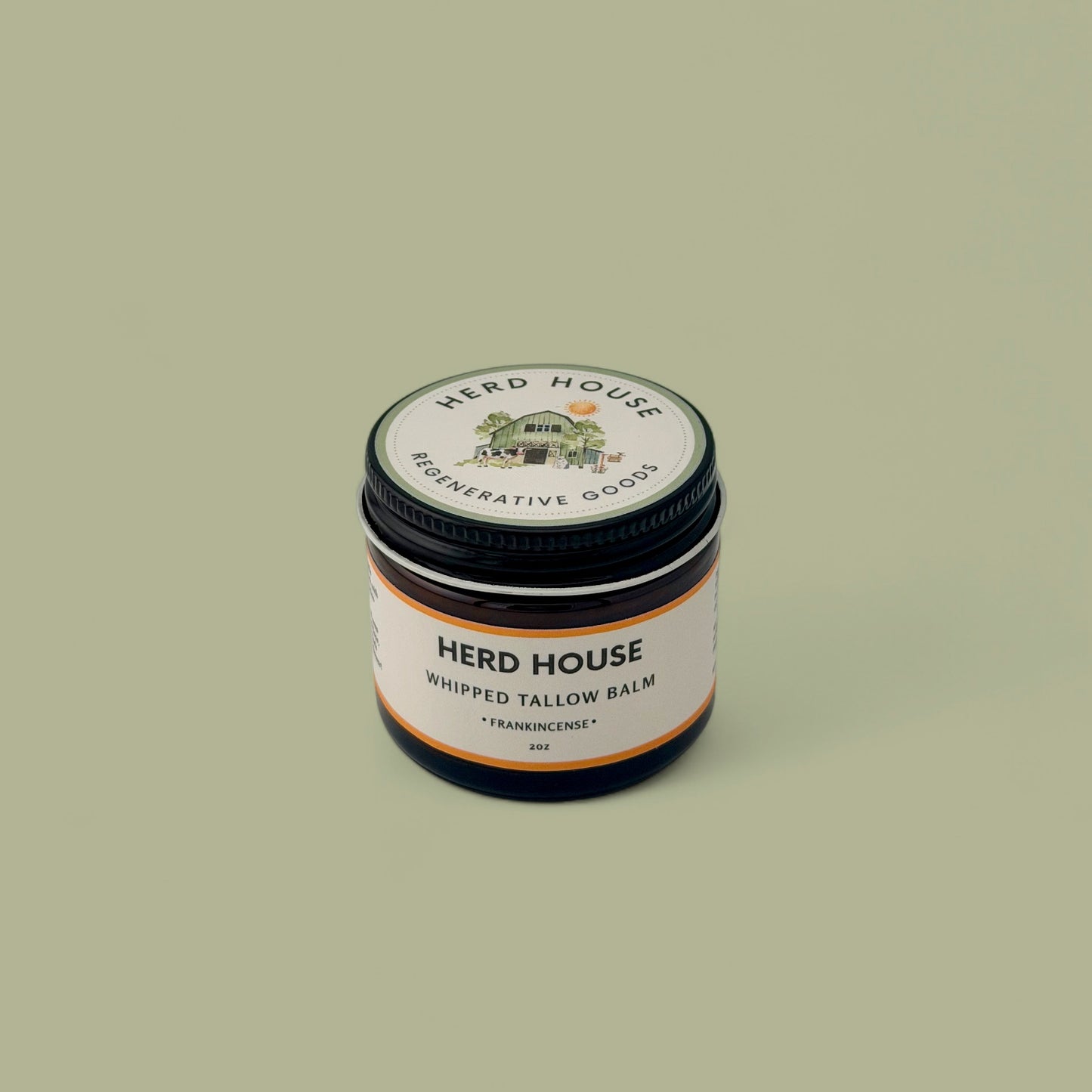 Regenerative whipped tallow balm made with grass-fed beef tallow for nourishing dry, sensitive skin.