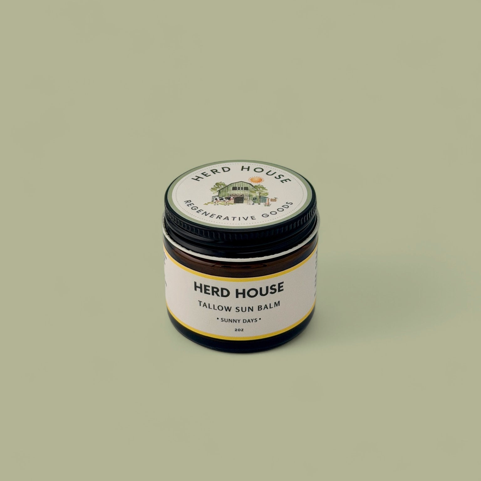 Grass-fed regenerative tallow sun balm with non-nano zinc oxide