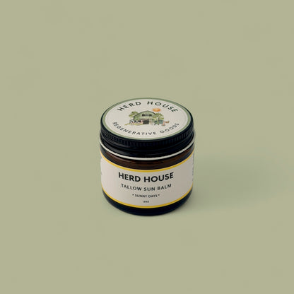 Grass-fed regenerative tallow sun balm with non-nano zinc oxide
