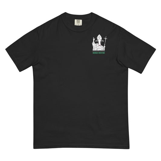 Herd House comfort colors black T-shirt made from 100% cotton with a classic unisex fit