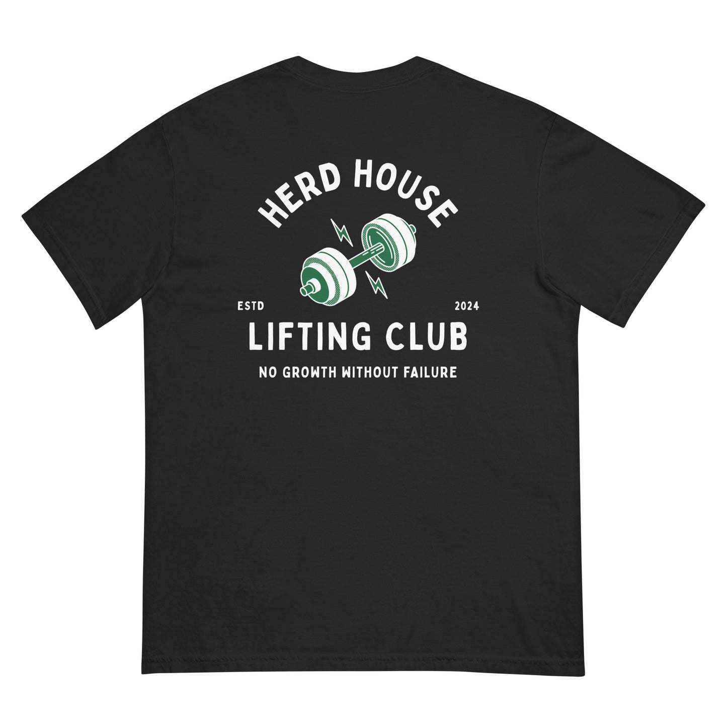 Herd House comfort colors black T-shirt made from 100% cotton with a classic unisex fit