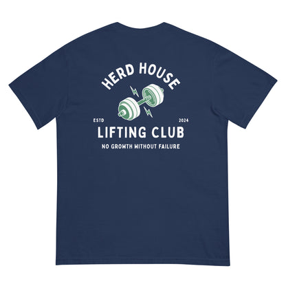 Herd House comfort colors navy T-shirt made from 100% cotton with a classic unisex fit