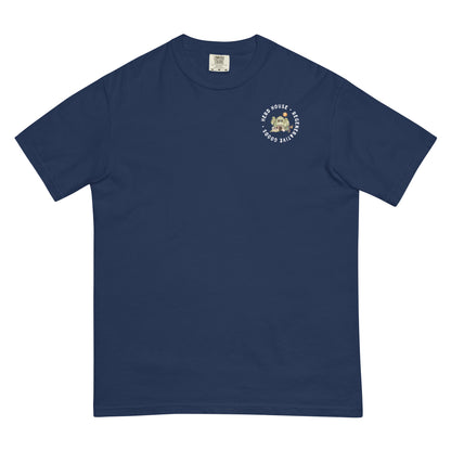 Herd House comfort colors navy T-shirt made from 100% cotton with a classic unisex fit