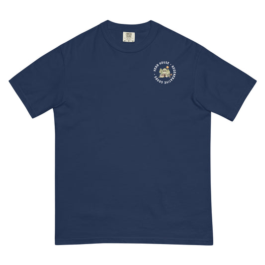 Herd House comfort colors navy T-shirt made from 100% cotton with a classic unisex fit