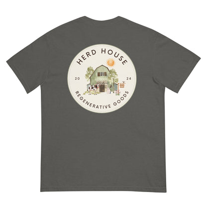Herd House comfort colors gray grey T-shirt made from 100% cotton with a classic unisex fit