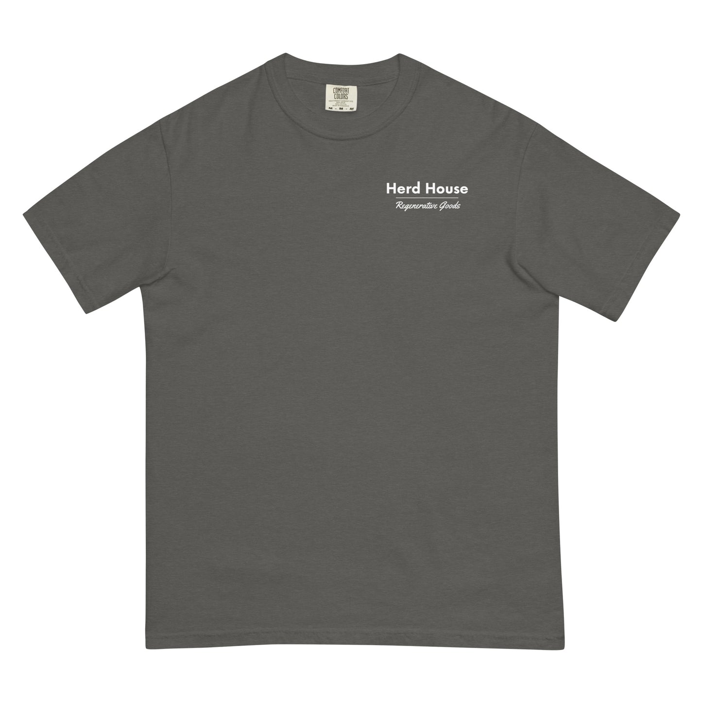 Herd House comfort colors gray grey T-shirt made from 100% cotton with a classic unisex fit